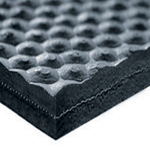 Rubber Wall Mat Flat Base 6mm Thick X 1.2m Wide